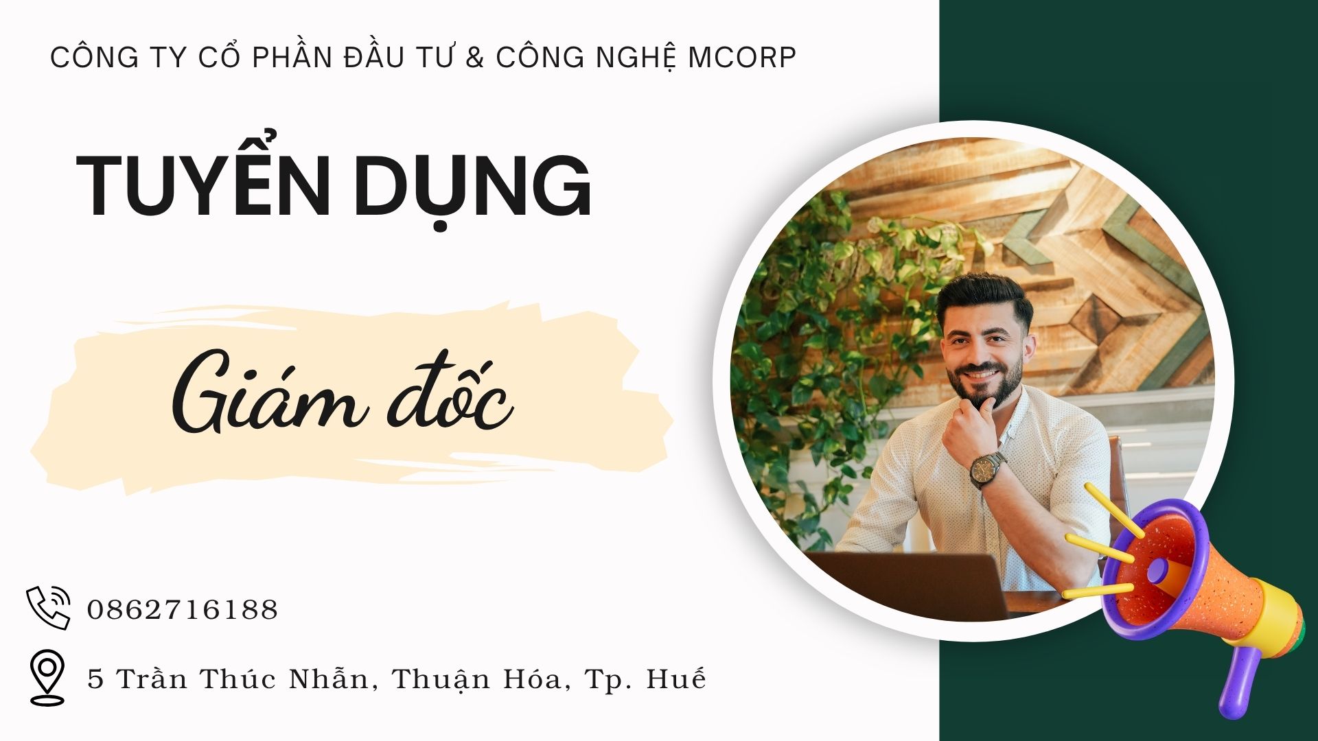 CÔNG TY CỔ PHẦN ĐẦU TƯ & CÔNG NGHỆ MCORP 