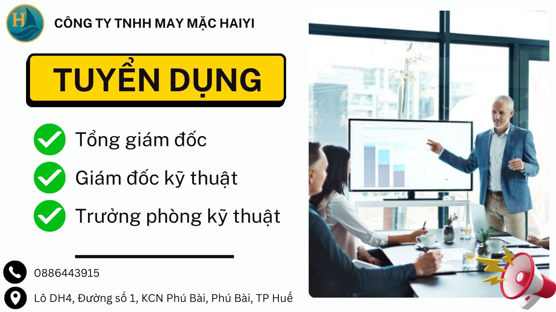 CÔNG TY TNHH MAY MẶC HAIYI 